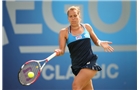 BIRMINGHAM, ENGLAND - JUNE 14:  Barbora Zahlavova Strycova of the Czech Republic in action during the semi-final match against Casey Dellacqua of Austria during day six of the Aegon Classic at Edgbaston Priory Club on June 14, 2014 in Birmingham, England.  (Photo by Jordan Mansfield/Getty Images for Aegon)